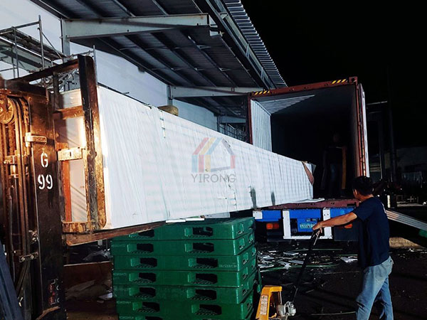 Receipt of Pu sandwich board from Philippine food factory