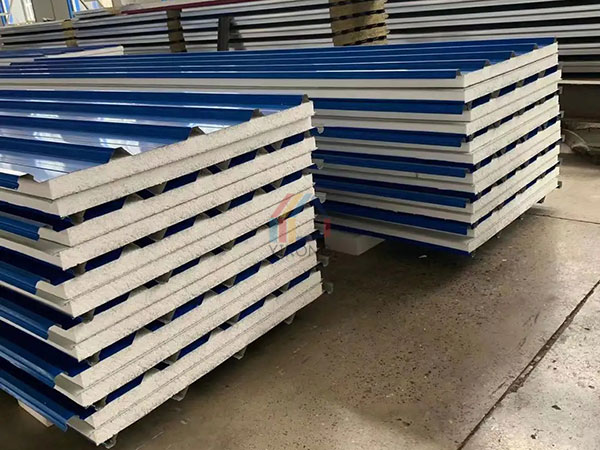 How to install and construct the workshop sandwich color steel plate?