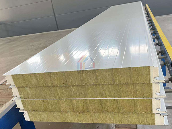 polyurethane edge-sealed rock wool sandwich panel