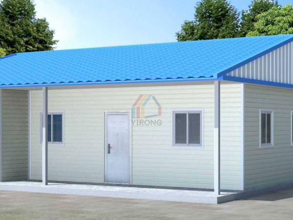 Construction method of roof skeleton of color steel tile house