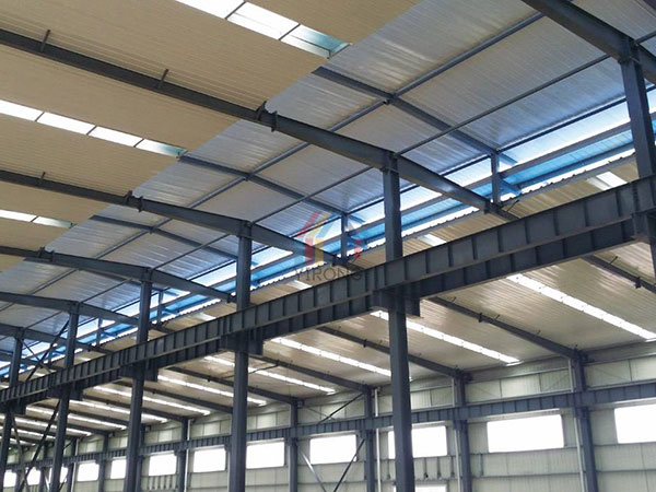 Treatment plan for anti-seepage of color steel plate roof