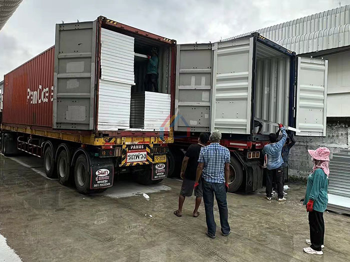 Thailand composite foam sandwich panel received