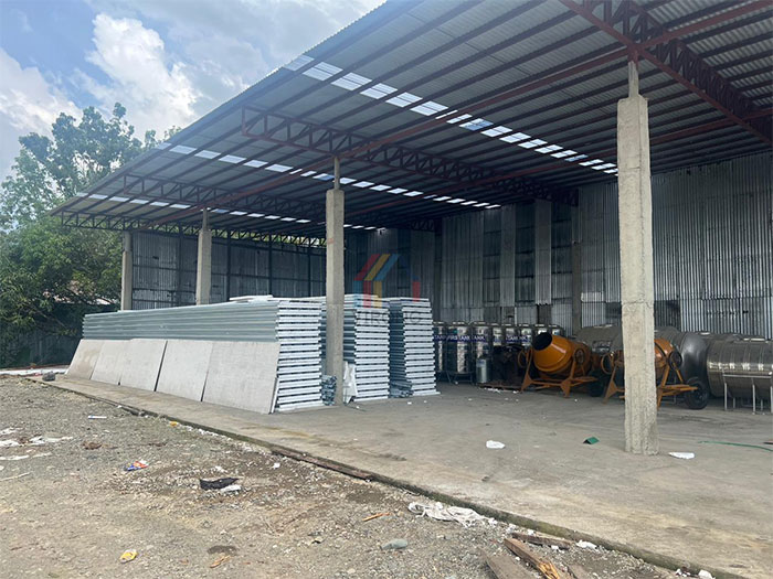 Philippine eps foam sandwich roof panel receive