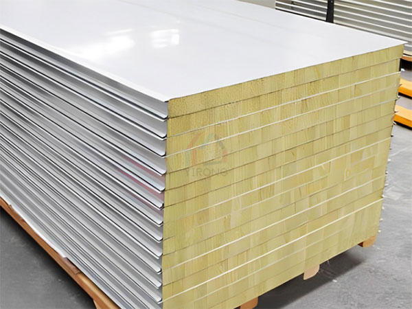 Influence of ambient humidity on rock wool sandwich panel
