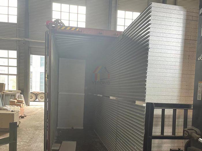 Silica sandwich panels shipped to Bangladesh