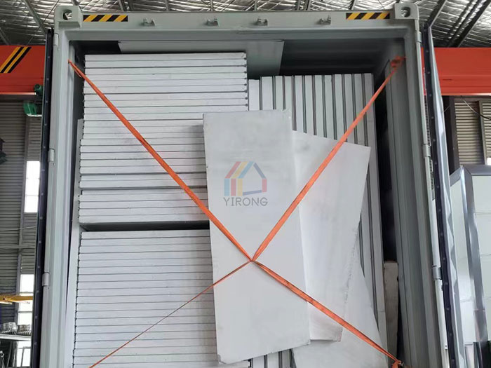Australia polystyrene sandwich panel shipment