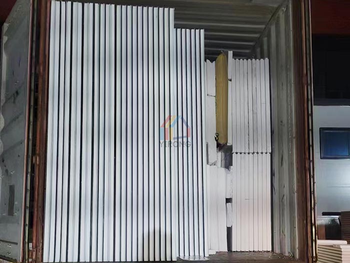 American orange peel PU sandwich panel packaging