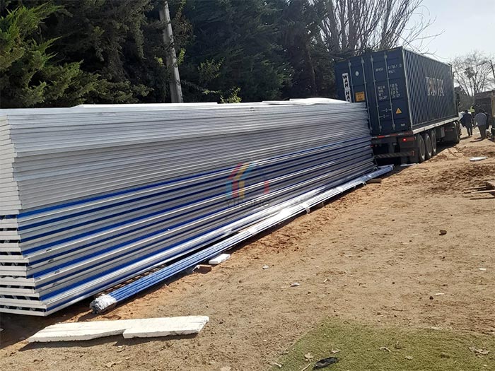 Polystyrene foam sandwich panel arrives in Chile