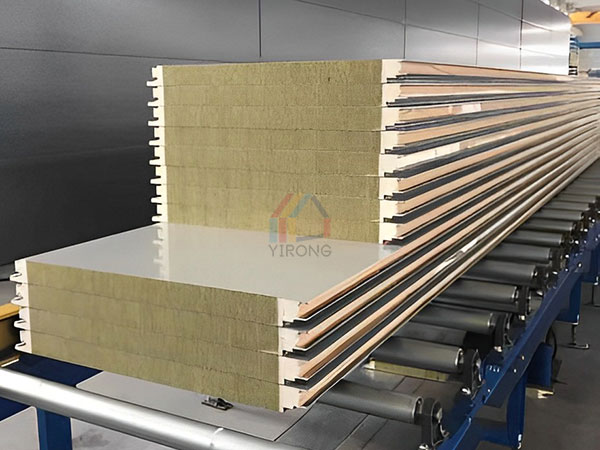 Fire rating of rock wool sandwich panel