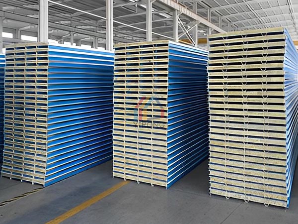 Uses of rock wool sandwich roof panels