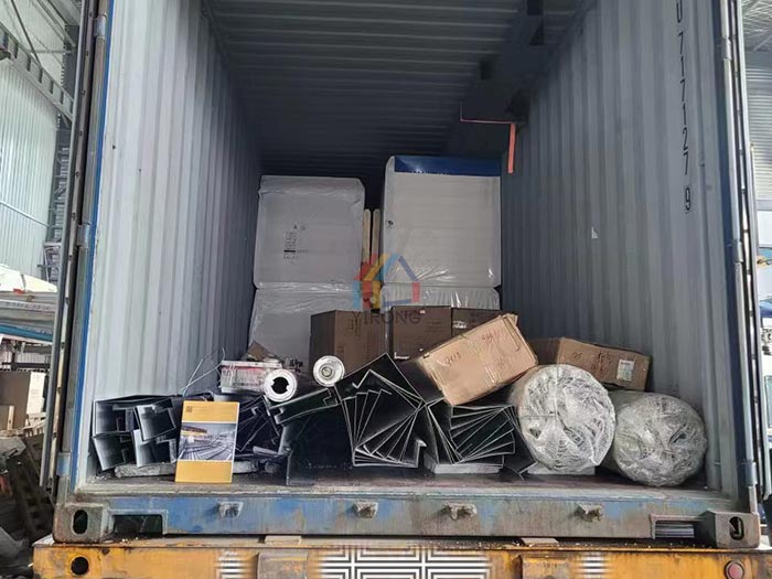 British metal building home pu sandwich panel delivery