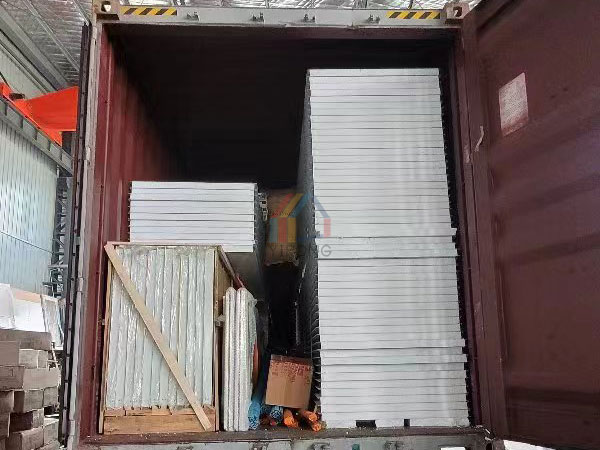 50mm thick eps wall panels shipped to Indonesia