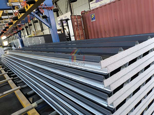 Are EPS sandwich panels suitable for residential roofs?