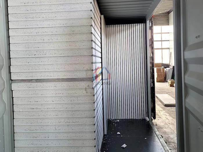 100mm thick EPS wall panel shipped to Australia