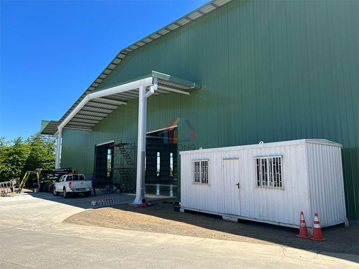 prefabricated steel workshop building