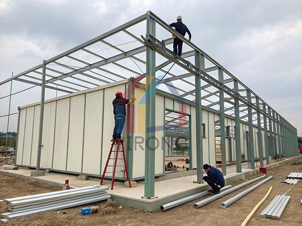 steel structure house install