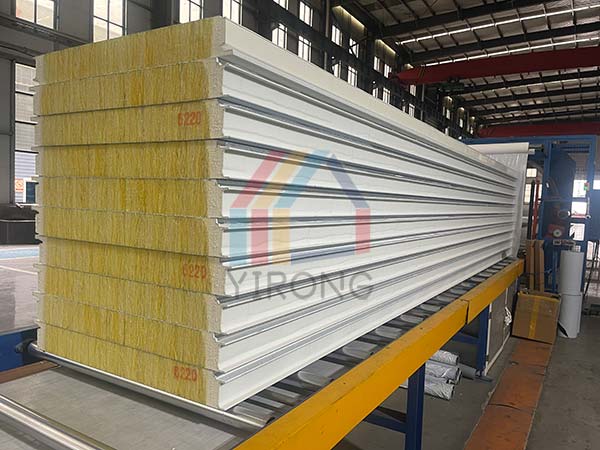 PU edge sealing rock wool board vs rock wool sandwich panel