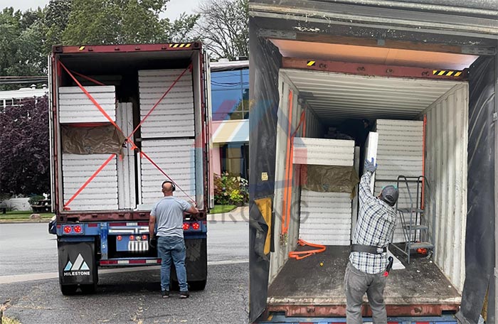 EPS sandwich panels arrived