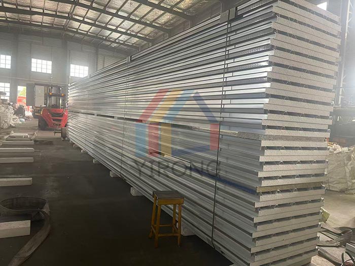 Yirong eps sandwich panels assist Philippines factory project