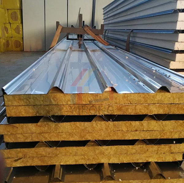 stainless steel rock wool roof panels