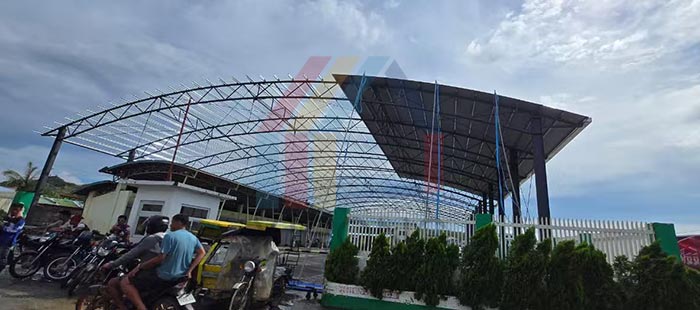 Philippine arc-shaped shed