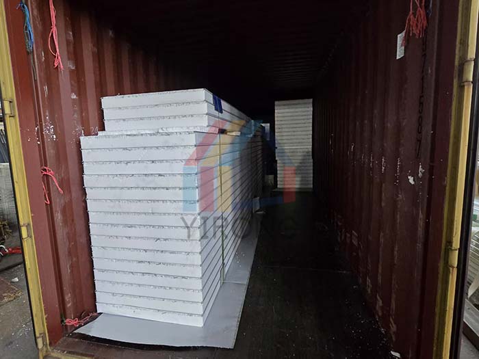 EPS foam boards and door/window products successfully packed and shipped to Ecuador