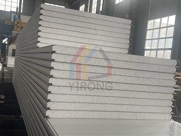 What types of warehouses are suitable for EPS color steel composite panels?